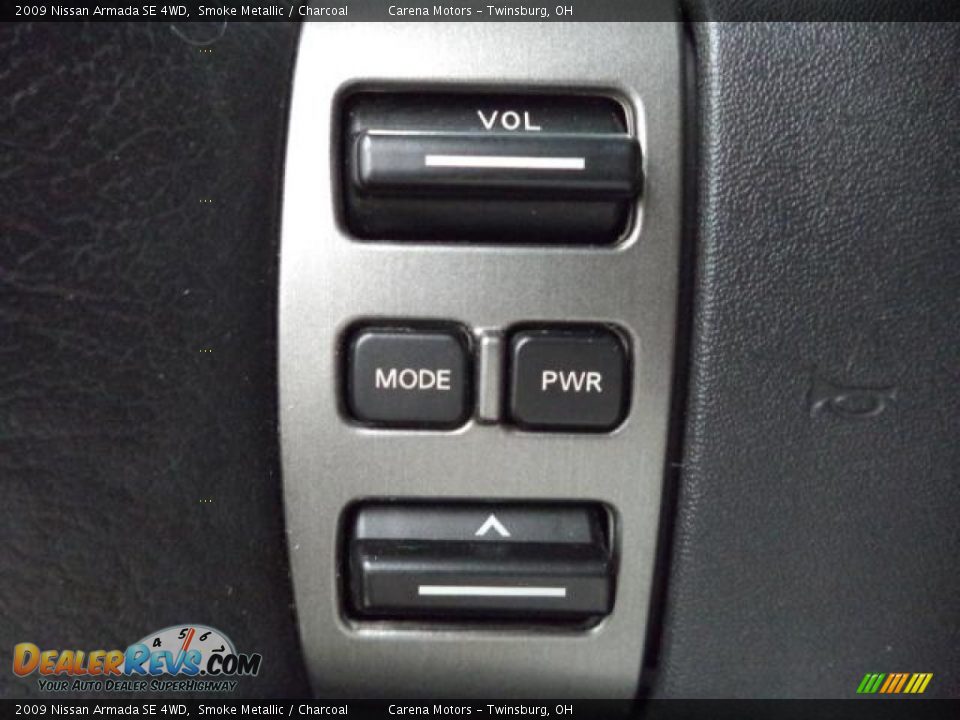 2009 Nissan Armada SE 4WD Smoke Metallic / Charcoal Photo #23