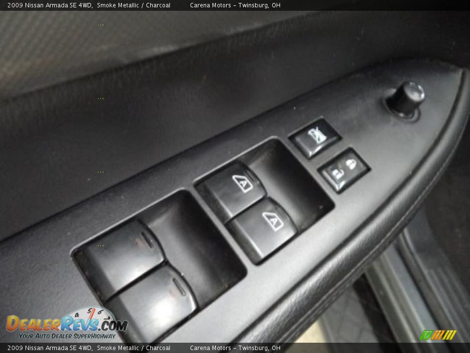 2009 Nissan Armada SE 4WD Smoke Metallic / Charcoal Photo #25