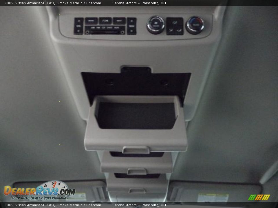 2009 Nissan Armada SE 4WD Smoke Metallic / Charcoal Photo #29