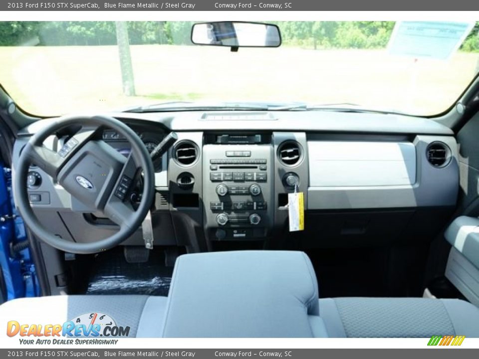 2013 Ford F150 STX SuperCab Blue Flame Metallic / Steel Gray Photo #11