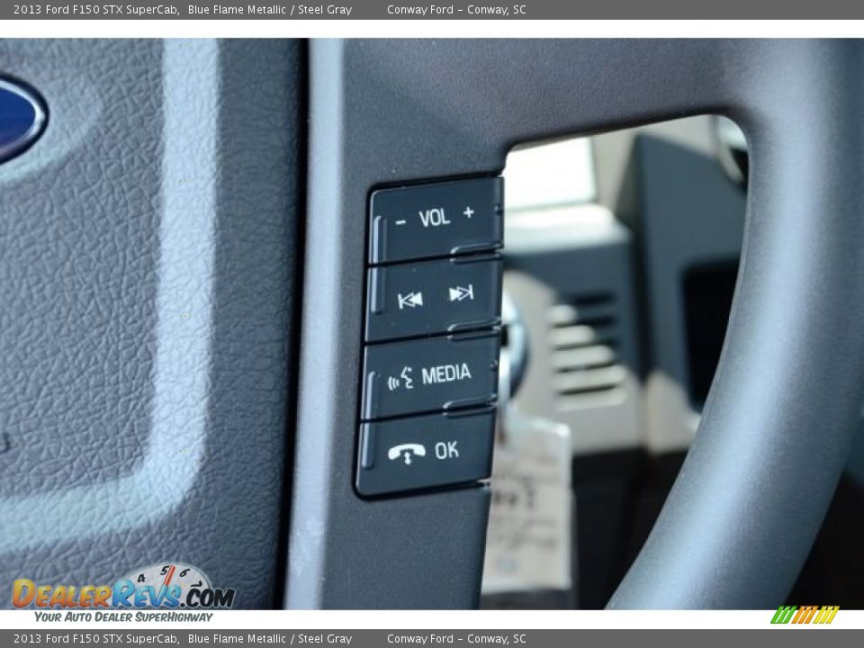 2013 Ford F150 STX SuperCab Blue Flame Metallic / Steel Gray Photo #21