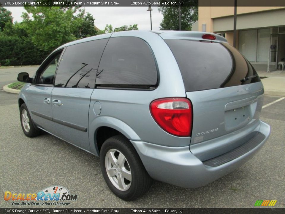 2006 Dodge Caravan SXT Butane Blue Pearl / Medium Slate Gray Photo #6