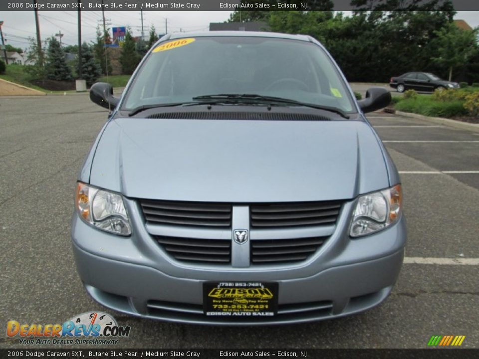 2006 Dodge Caravan SXT Butane Blue Pearl / Medium Slate Gray Photo #14