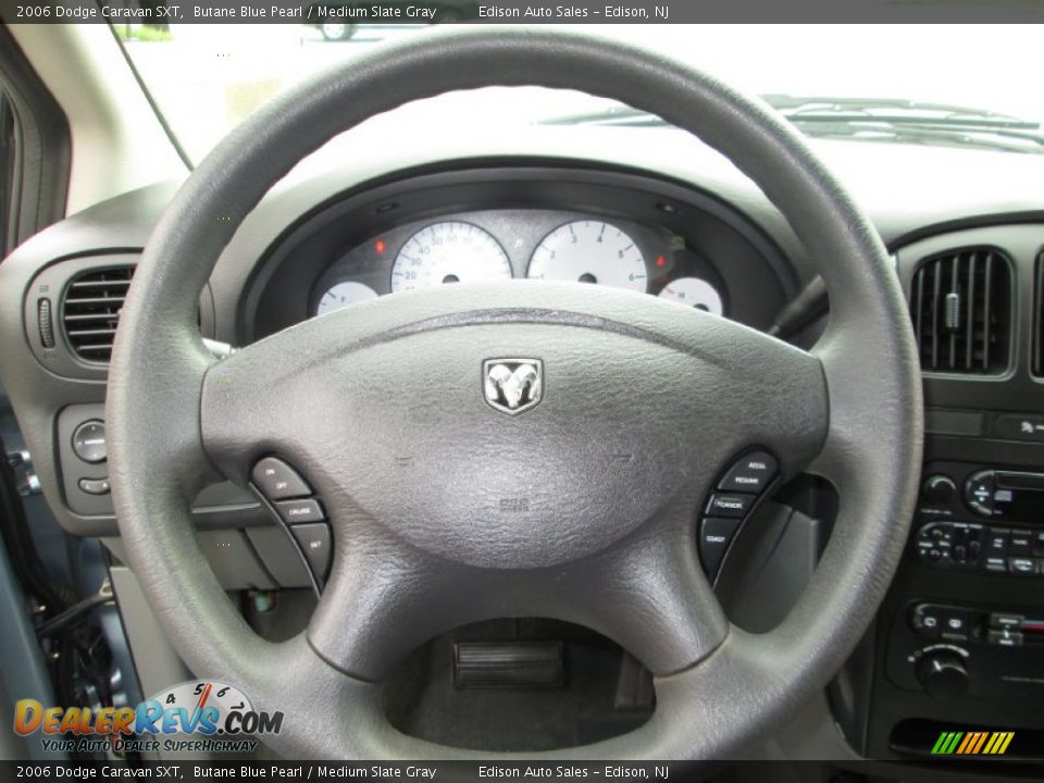 2006 Dodge Caravan SXT Butane Blue Pearl / Medium Slate Gray Photo #24