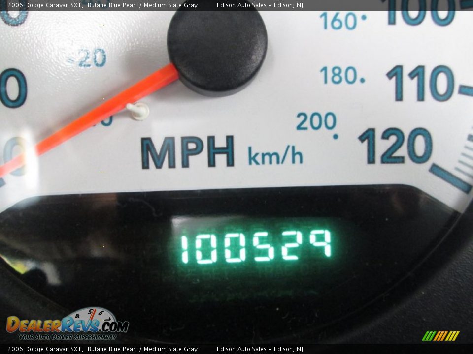 2006 Dodge Caravan SXT Butane Blue Pearl / Medium Slate Gray Photo #25
