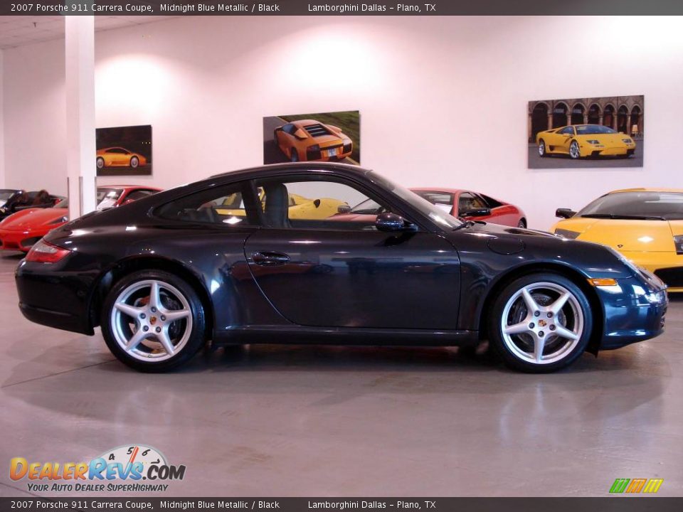 2007 Porsche 911 Carrera Coupe Midnight Blue Metallic / Black Photo #7