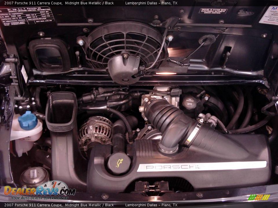 2007 Porsche 911 Carrera Coupe Midnight Blue Metallic / Black Photo #21