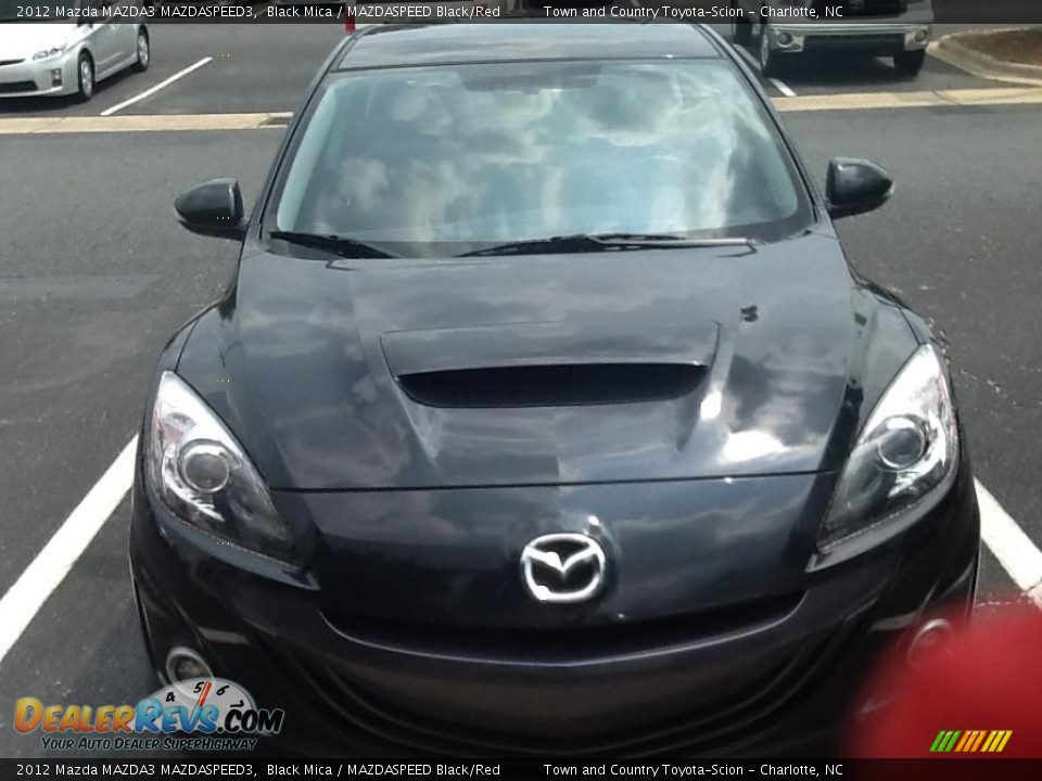 2012 Mazda MAZDA3 MAZDASPEED3 Black Mica / MAZDASPEED Black/Red Photo #1
