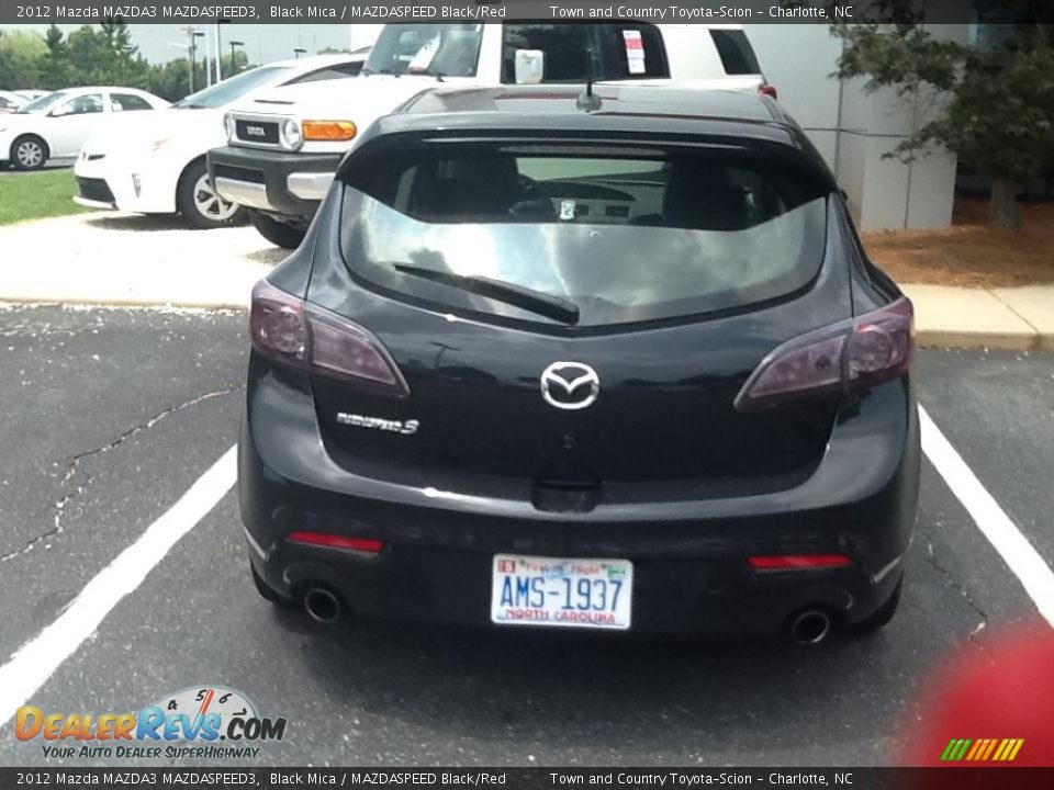 2012 Mazda MAZDA3 MAZDASPEED3 Black Mica / MAZDASPEED Black/Red Photo #3