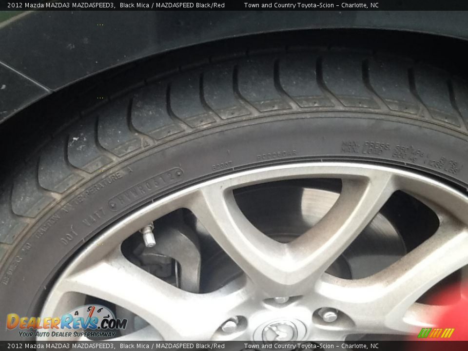 2012 Mazda MAZDA3 MAZDASPEED3 Black Mica / MAZDASPEED Black/Red Photo #5
