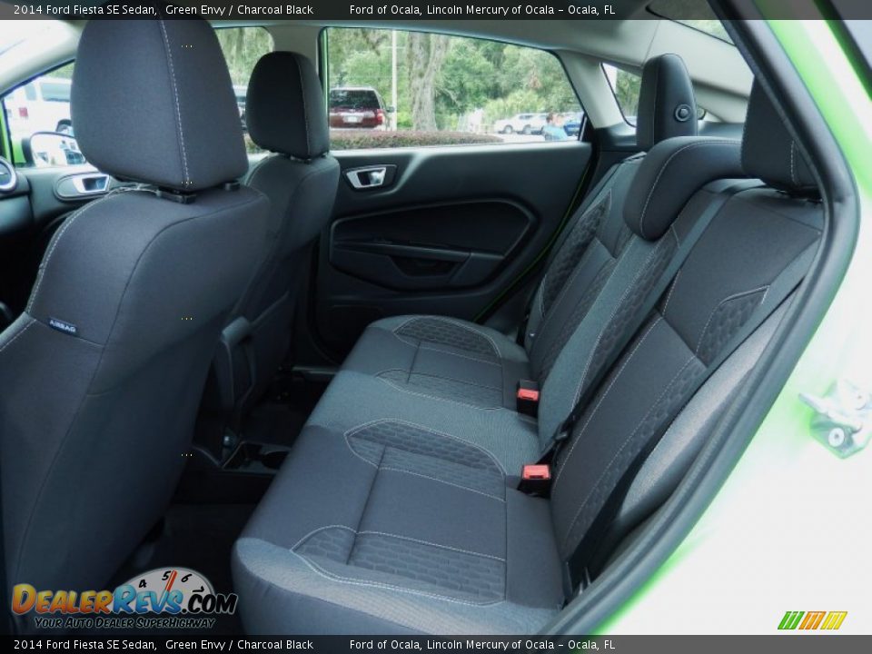 Rear Seat of 2014 Ford Fiesta SE Sedan Photo #7