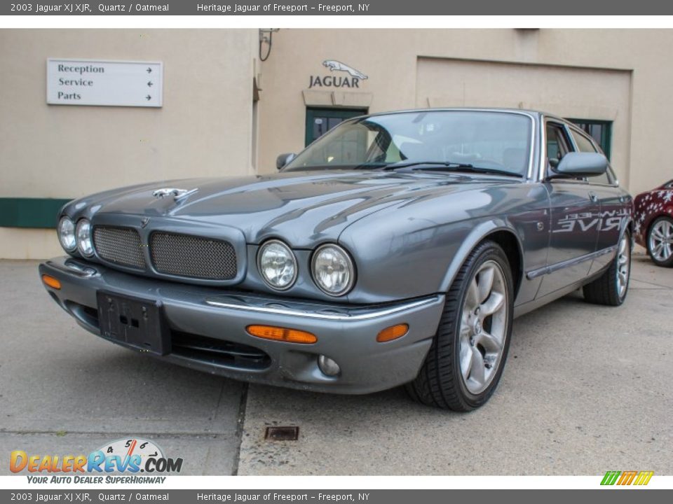 2003 Jaguar XJ XJR Quartz / Oatmeal Photo #1