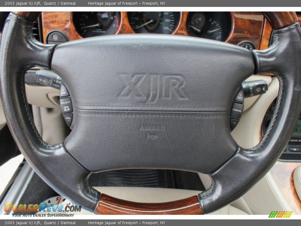 2003 Jaguar XJ XJR Steering Wheel Photo #26