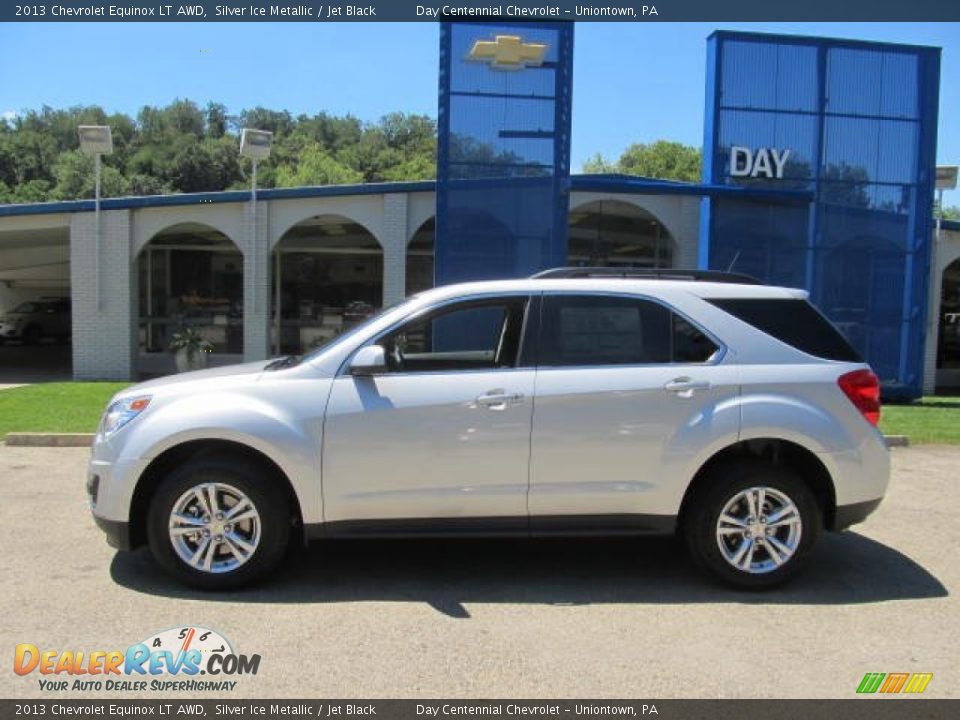 2013 Chevrolet Equinox LT AWD Silver Ice Metallic / Jet Black Photo #2