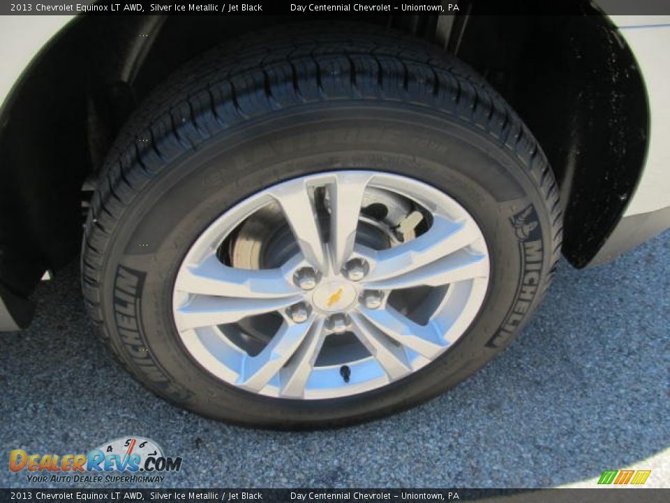 2013 Chevrolet Equinox LT AWD Silver Ice Metallic / Jet Black Photo #3