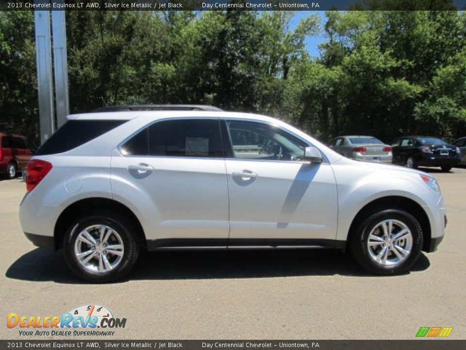 2013 Chevrolet Equinox LT AWD Silver Ice Metallic / Jet Black Photo #8