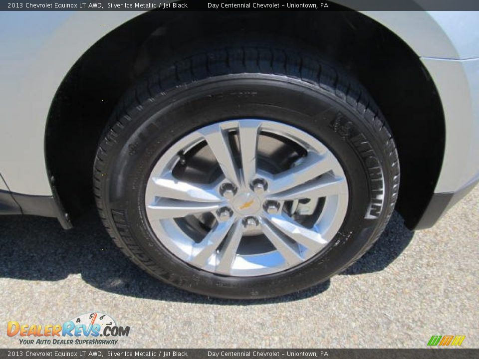 2013 Chevrolet Equinox LT AWD Silver Ice Metallic / Jet Black Photo #9