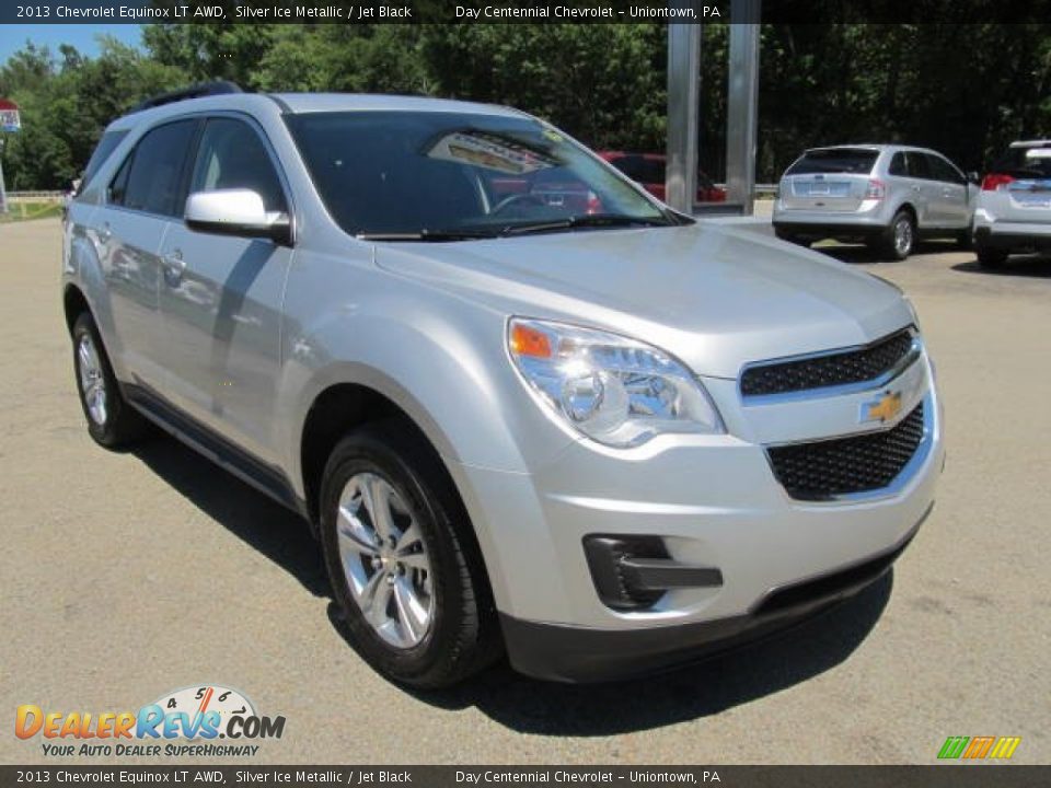 2013 Chevrolet Equinox LT AWD Silver Ice Metallic / Jet Black Photo #10