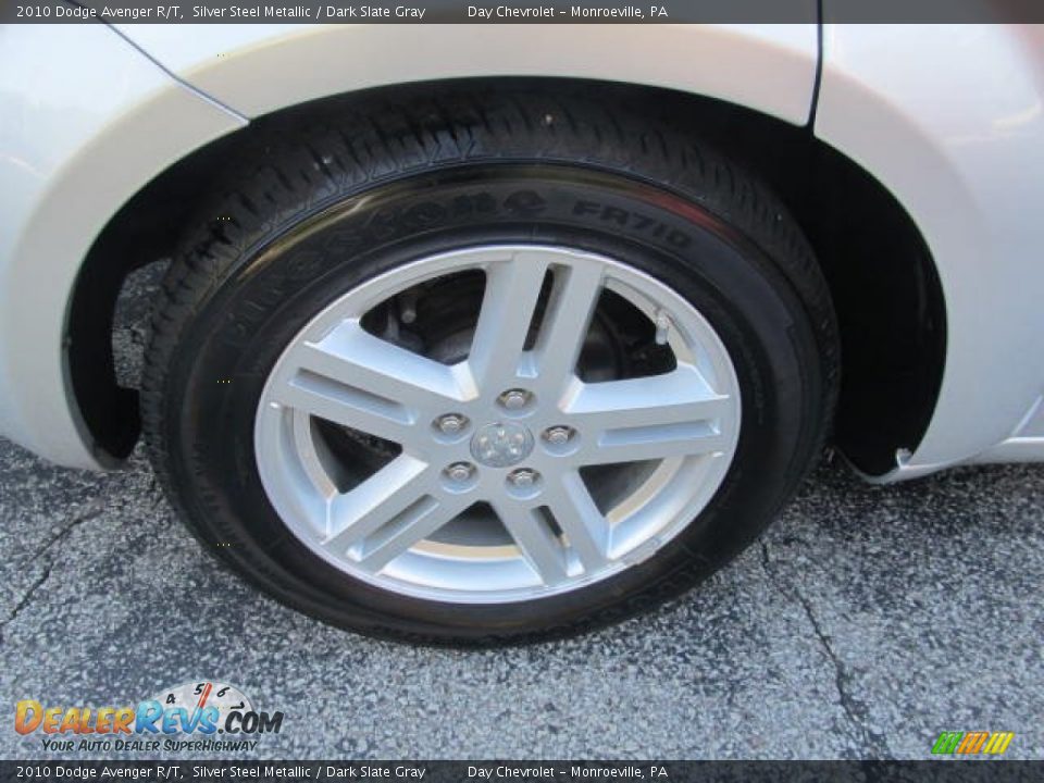 2010 Dodge Avenger R/T Silver Steel Metallic / Dark Slate Gray Photo #3