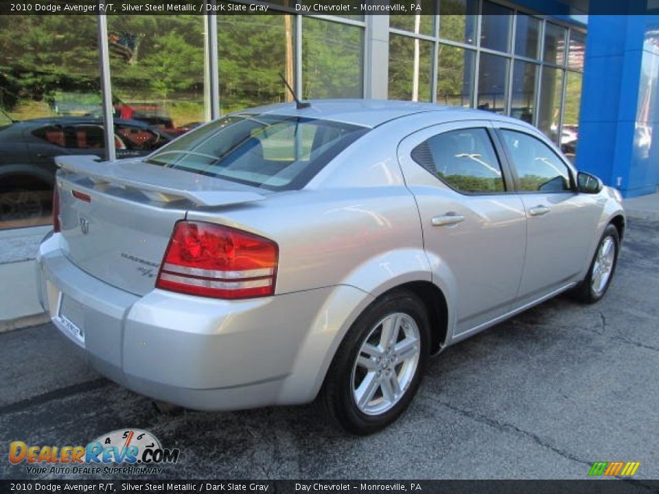 2010 Dodge Avenger R/T Silver Steel Metallic / Dark Slate Gray Photo #4