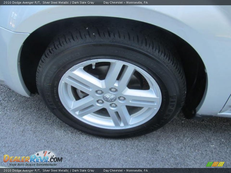 2010 Dodge Avenger R/T Silver Steel Metallic / Dark Slate Gray Photo #7