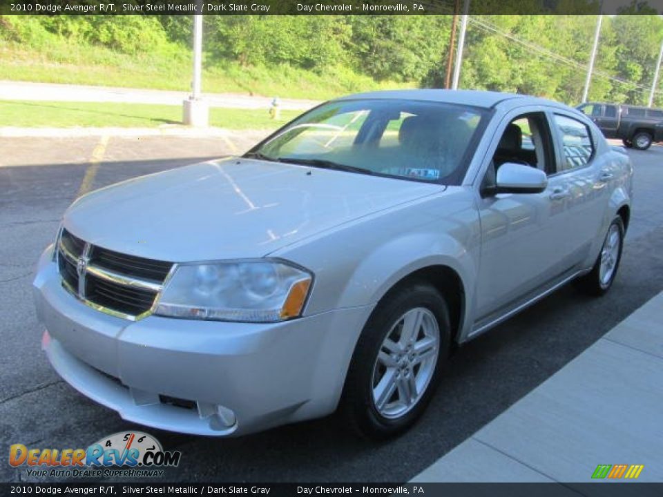 2010 Dodge Avenger R/T Silver Steel Metallic / Dark Slate Gray Photo #8