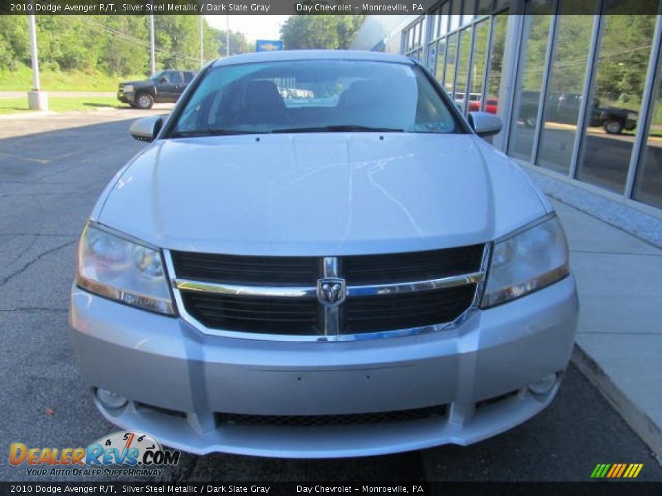 2010 Dodge Avenger R/T Silver Steel Metallic / Dark Slate Gray Photo #9