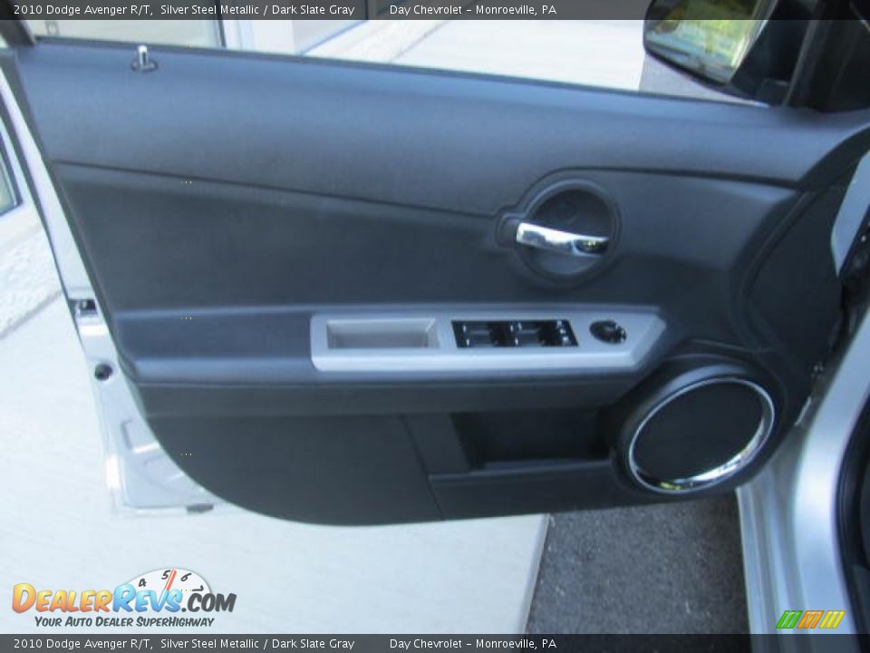 2010 Dodge Avenger R/T Silver Steel Metallic / Dark Slate Gray Photo #10