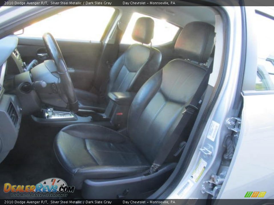 2010 Dodge Avenger R/T Silver Steel Metallic / Dark Slate Gray Photo #11