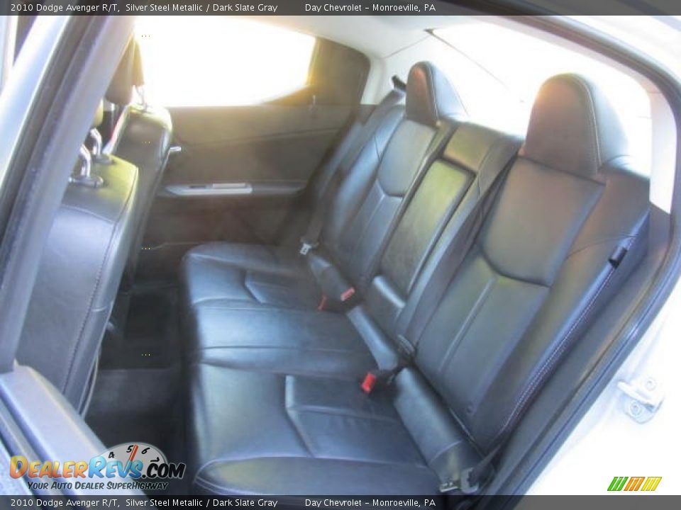2010 Dodge Avenger R/T Silver Steel Metallic / Dark Slate Gray Photo #12