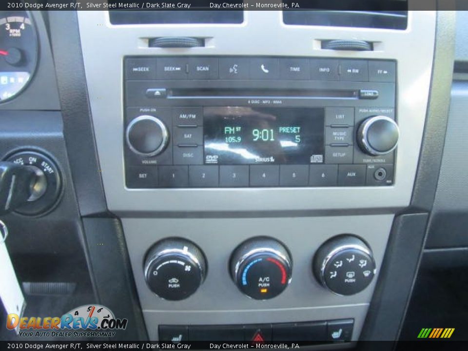2010 Dodge Avenger R/T Silver Steel Metallic / Dark Slate Gray Photo #14