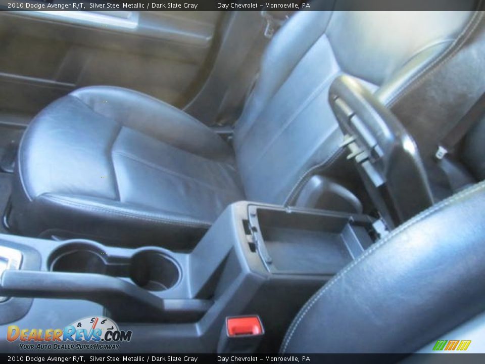 2010 Dodge Avenger R/T Silver Steel Metallic / Dark Slate Gray Photo #17