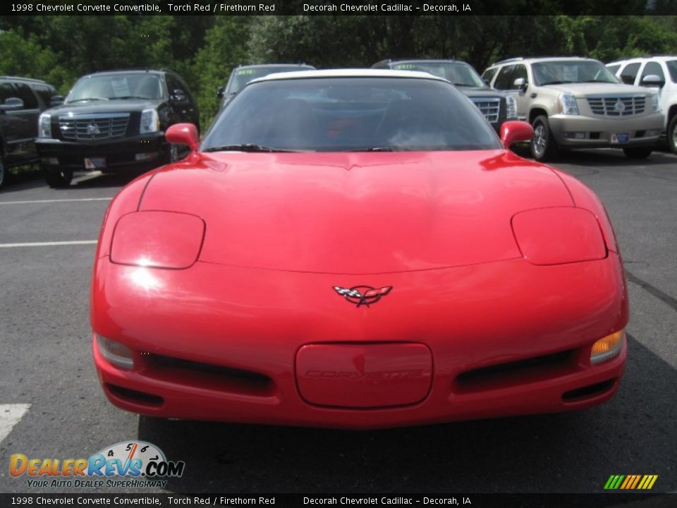 1998 Chevrolet Corvette Convertible Torch Red / Firethorn Red Photo #3