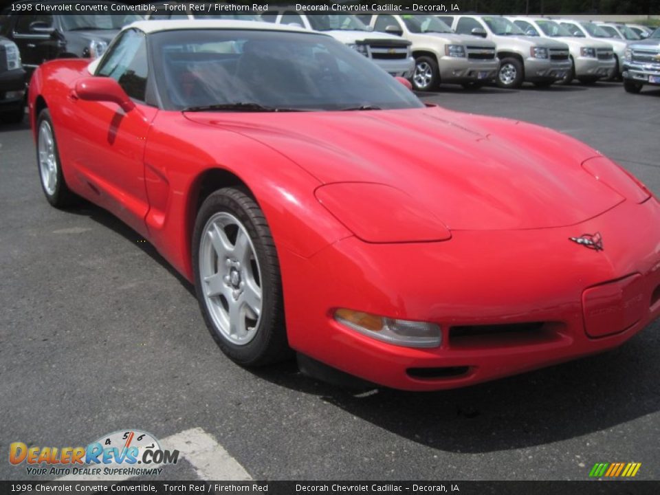 1998 Chevrolet Corvette Convertible Torch Red / Firethorn Red Photo #4