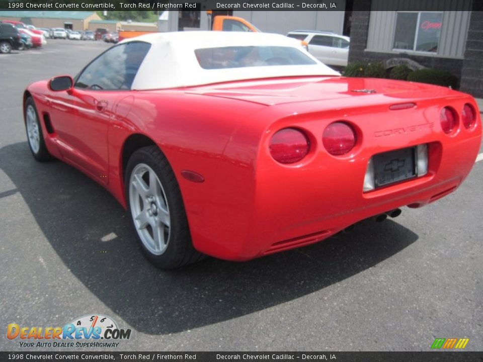 1998 Chevrolet Corvette Convertible Torch Red / Firethorn Red Photo #8