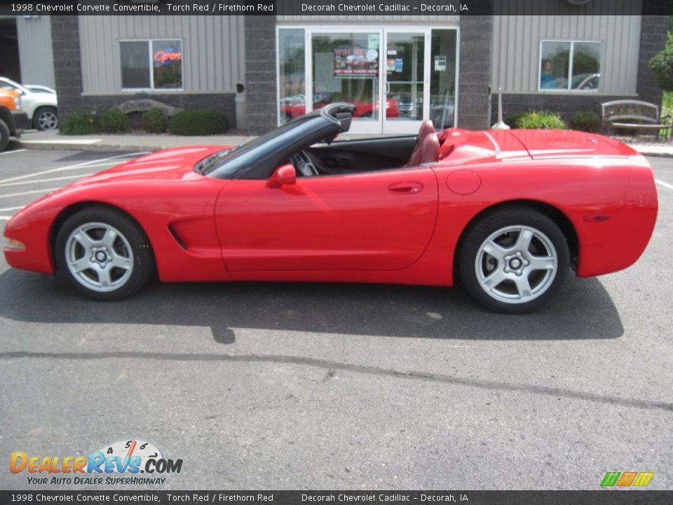 1998 Chevrolet Corvette Convertible Torch Red / Firethorn Red Photo #19