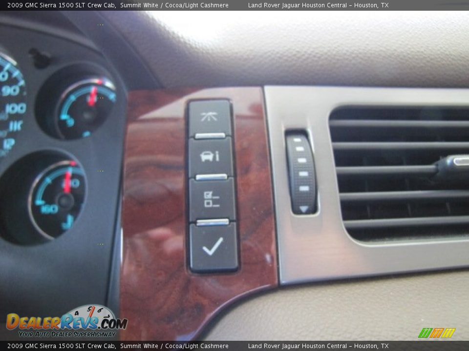 2009 GMC Sierra 1500 SLT Crew Cab Summit White / Cocoa/Light Cashmere Photo #20