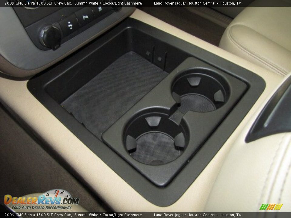 2009 GMC Sierra 1500 SLT Crew Cab Summit White / Cocoa/Light Cashmere Photo #22