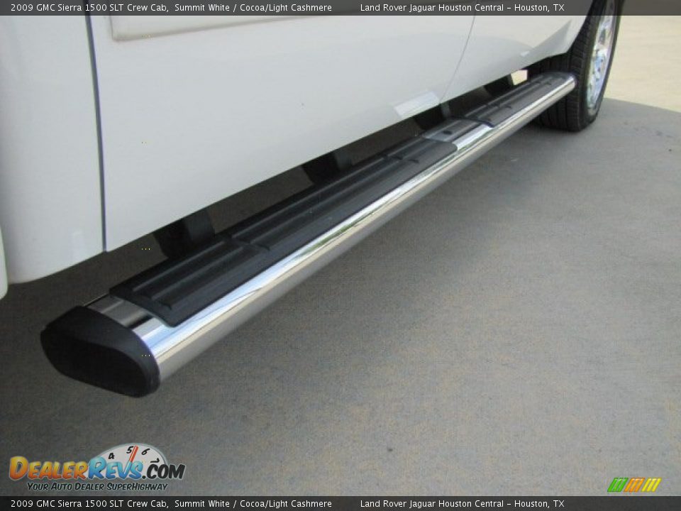 2009 GMC Sierra 1500 SLT Crew Cab Summit White / Cocoa/Light Cashmere Photo #24