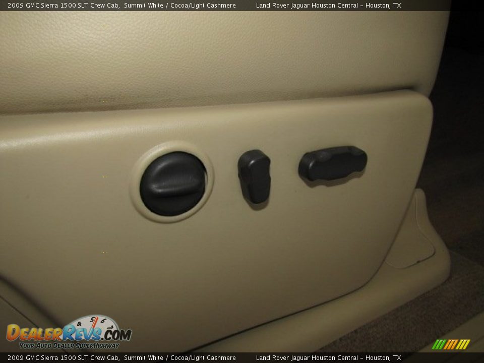 2009 GMC Sierra 1500 SLT Crew Cab Summit White / Cocoa/Light Cashmere Photo #27