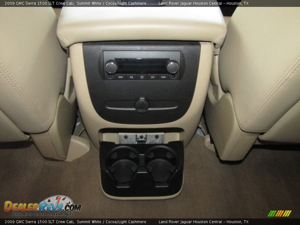 2009 GMC Sierra 1500 SLT Crew Cab Summit White / Cocoa/Light Cashmere Photo #34