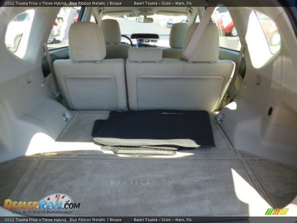 2012 Toyota Prius v Three Hybrid Blue Ribbon Metallic / Bisque Photo #12