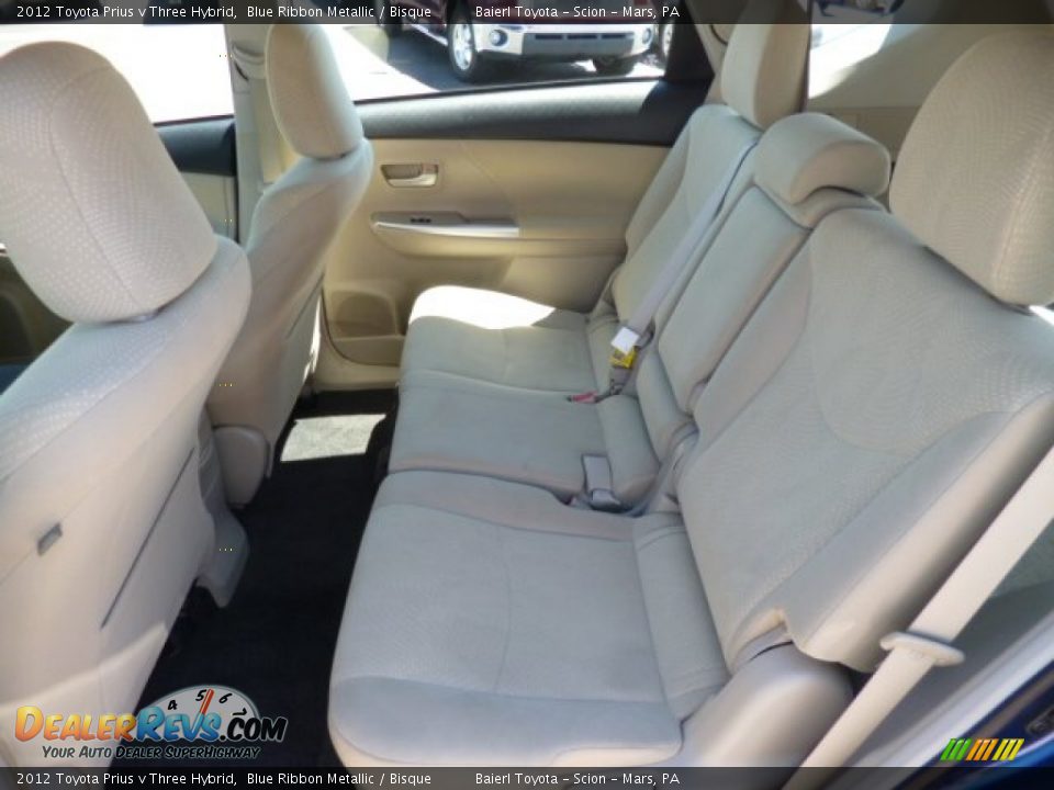 2012 Toyota Prius v Three Hybrid Blue Ribbon Metallic / Bisque Photo #13