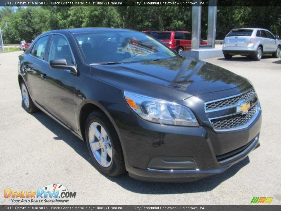 2013 Chevrolet Malibu LS Black Granite Metallic / Jet Black/Titanium Photo #9