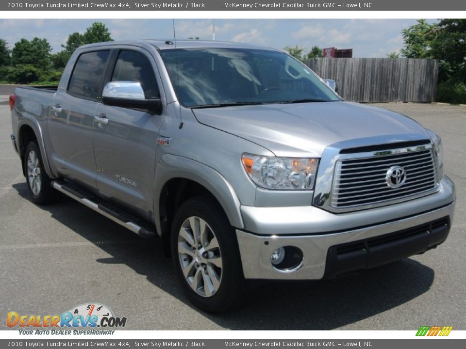 2010 Toyota Tundra Limited CrewMax 4x4 Silver Sky Metallic / Black Photo #1