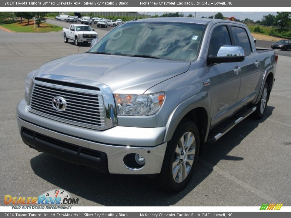 2010 Toyota Tundra Limited CrewMax 4x4 Silver Sky Metallic / Black Photo #2