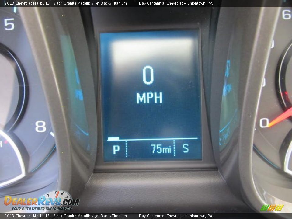 2013 Chevrolet Malibu LS Black Granite Metallic / Jet Black/Titanium Photo #20