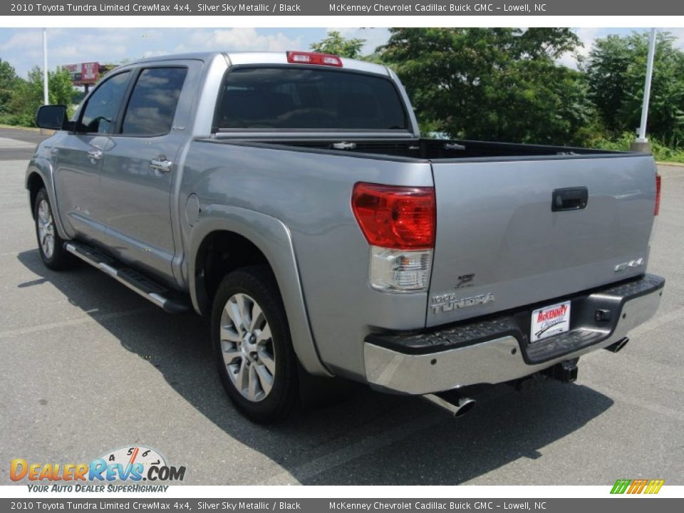 2010 Toyota Tundra Limited CrewMax 4x4 Silver Sky Metallic / Black Photo #4