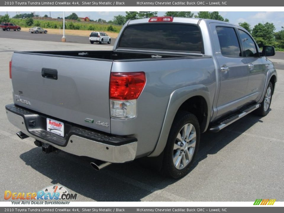 2010 Toyota Tundra Limited CrewMax 4x4 Silver Sky Metallic / Black Photo #5