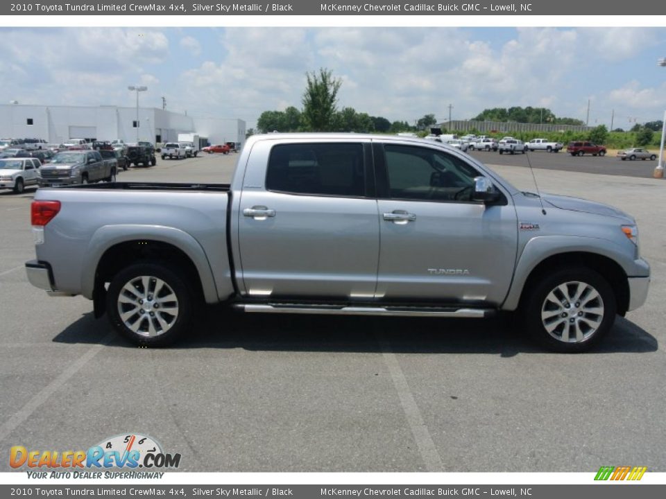 2010 Toyota Tundra Limited CrewMax 4x4 Silver Sky Metallic / Black Photo #6